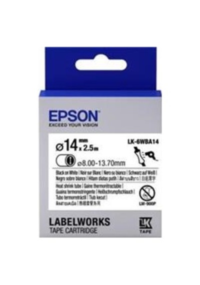 Epson Lk-4yba5 Sarı Üzeri Siyah Makaron 3-5,7 Mm Çap 2,5metre