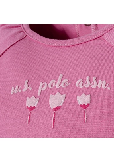 U.s. Polo Assn Kız Bebek Takım 3017 Pembe