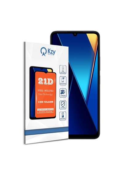 Xiaomi Poco C65 Tam Kaplayan 21d Temperli Ekran Koruyucu Cam