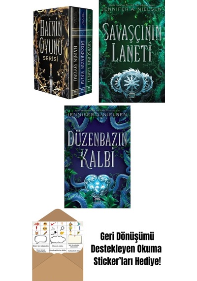 Hainin Oyunu Serisi Kutulu Set + Savaşçının Laneti + Düzenbazın Kalbi