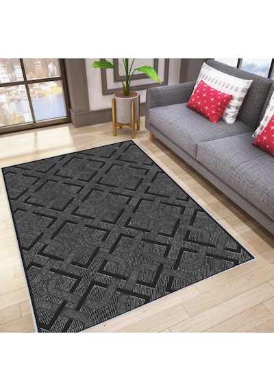 Rovigo Home Dijital Baskı Yıkanabilir Kaymaz Taban Salon Halısı RVG0030-SD1001 Çok Renkli