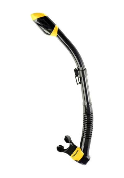 Cressi Supernova Dry Yetişkin Şnorkel Black-yellow Tek Renk
