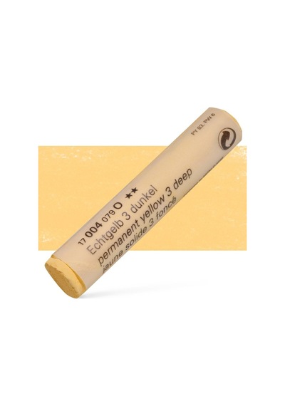 Schmincke : Artist Soft Pastel Boya : 004 O Permanent Yellow 3 Deep