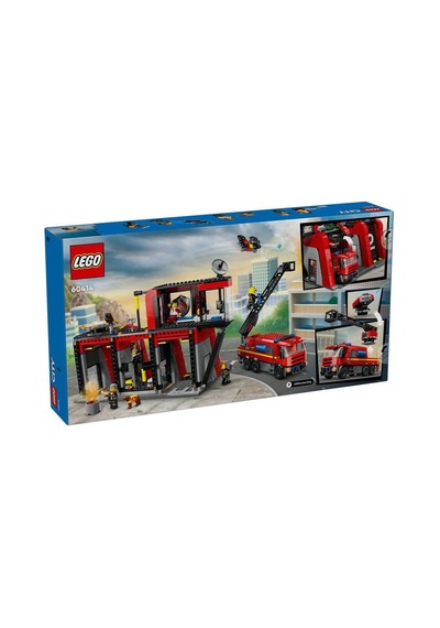 60414 City İtfaiye Kamyon Ve İtfaiye Merkezi 843 Parça  +6 Yaş
