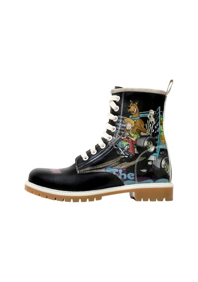 Kadın Vegan Deri Siyah Uzun Bot - Warner Bros Scooby Doo Midnight Mystery Tasarım Multicolor Kadın Vegan Deri Siyah Uzun Bot - Warner Bros Scooby Doo Midnight Mystery Tasarım Multicolor