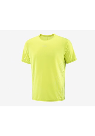 Salomon Sense Aera Ss Tee Gfx Erkek Koşu Tişörtü Lc2751000 Renkli Çok Renkli