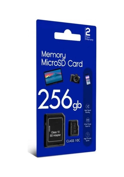 Crt 256gb Micro Sd 130 Mb/sn Siyah Hafıza Kartı Telefon Kamera Tablet