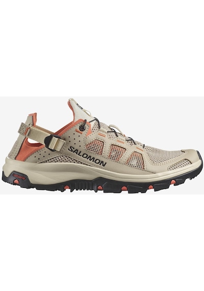 Salomon Techamphıbıan 5 W White Pepper/Bleached Sand/Living Coral Outdoor Ayakkabı - Bej