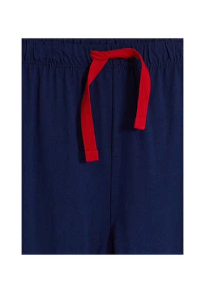 Lcw Young Lacivert Gömlek Yaka Kadın Pijama Takım