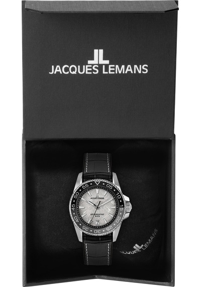 Jacques Lemans 1-2205e Lıverpool Dıver Erkek Kol Saati Gümüş - Siyah