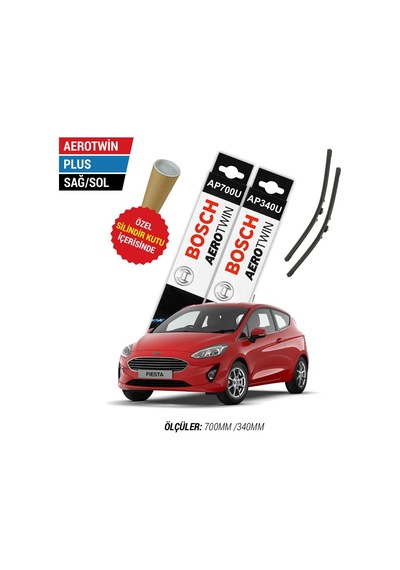 Bosch Aerotwin Plus Ford Fiesta 8 Silecek Takımı (2018-2023)