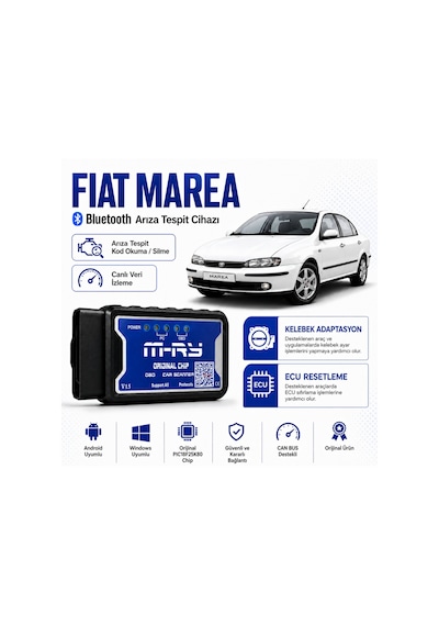 M-ry Egea Uyumlu Bluetooth Arıza Tespit Cihazı