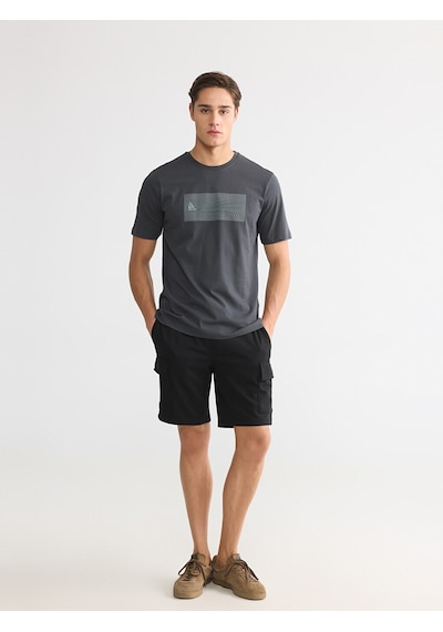 Lcwaıkıkı Classic Siyah Regular Fit Erkek Kargo Şort