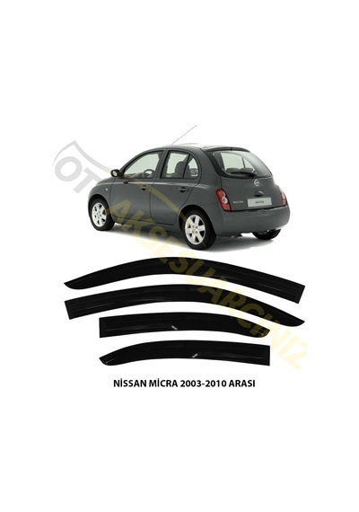 Nissan Micra 2003 - 2010 Arası Mugen Cam Rüzgarlığı 4 Lü Takım N11.6419