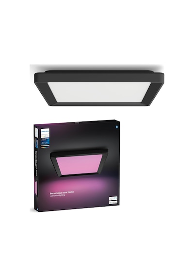 Tento Siyah Sıva Üstü Rgb Akıllı Led Panel Tavan Armatürü 30x30cm 1340 Lumen - 25.000 Saat Ampul Kullanım Ömrü Genel