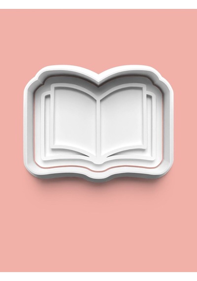 Kitap Temalı Kurabiye Kalıbı Ve Şeker Hamuru Kalıbı 4'lü Set Diğer