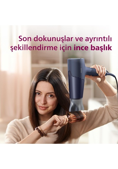 Tr Saç Kurutma Makinesi, Thermoshield Isı Koruması, 4 Kat İyonik Bakım, 110 Km/s Hava Akışı,%20 Daha Hızlı Kur
