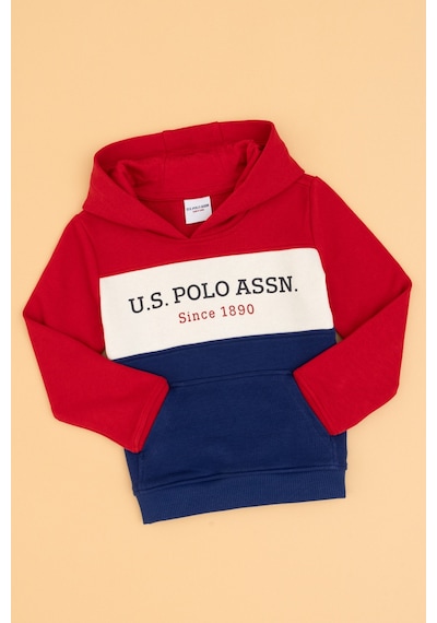 U.S. Polo Assn.  Erkek Çocuk Kırmızı Sweatshirt 50313969-vr171 Basıc Kırmızı