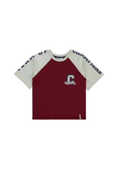 Civil Boys 34 Baskılı 10-13 Yaş Tişört Bordo