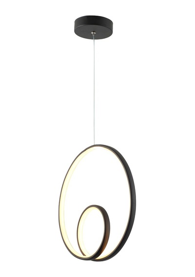 Tt004-Sy Tt Aydınlatma Göz Modeli Mat Siyah Led Avize