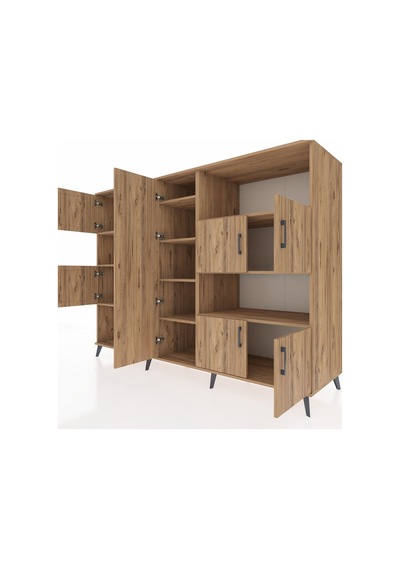 Kronos Dolap 10 Raflı 9 Kapaklı 220x59x163 Çam-çam Atlas Çam - Atlas Çam Kronos Dolap 10 Raflı 9 Kapaklı 220x59x163 Çam-çam Atlas Çam - Atlas Çam