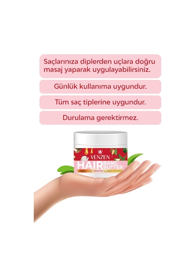Profesyonel Bang Butter 6 Besleyici Yağ Onarıcı Keratin Komplexi Saç Bakım Yağı, Maskesi 190 Ml