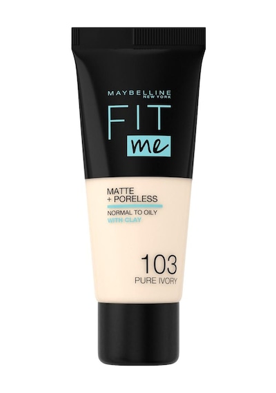 Maybelline New York Fit Me Matte + Poreless Pudra Pure Ivory 103