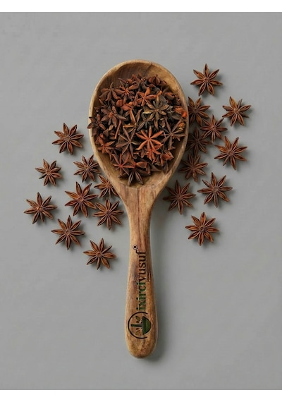 İxirciyusuf Yıldız Anason Star Anise Whole Star Anise Badian Illicium Verum Doğal Kurutulmuş 50 G