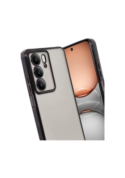 Newface Realme C75 4g Kılıf Razer Lensli Silikon - Siyah