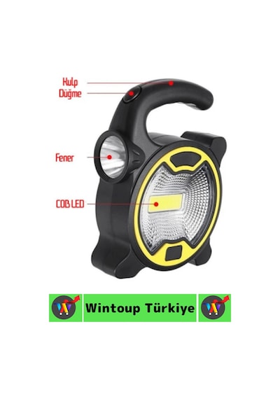 Kamp Premium Piknik Outdoor Dağcılık Elektrik Kesintisi Acil Durum Yüksek Parlaklıklı Cob Led Panel Çok Renkli