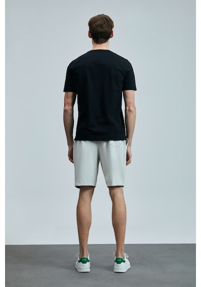 Lufian Erkek Onıx Modern Grafik T-shirt 111020243 Siyah Siyah