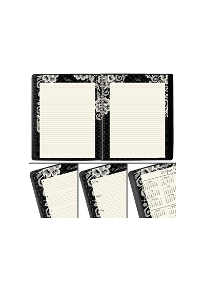 2025 Randevu Defteri Planlayıcısı, Haftalık Ve Aylık, 8-1/2 "x 11", Büyük, Saatlik, Lacey 541-905-25 Çok Renkli