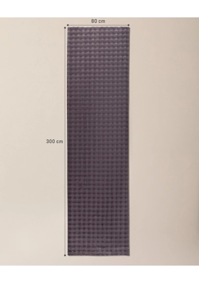 Madame Coco Vivre Bubble Halı - Koyu Mürdüm - 80x300 Cm 8684427183052 Çok Renkli 80 X 300 K.mürdüm