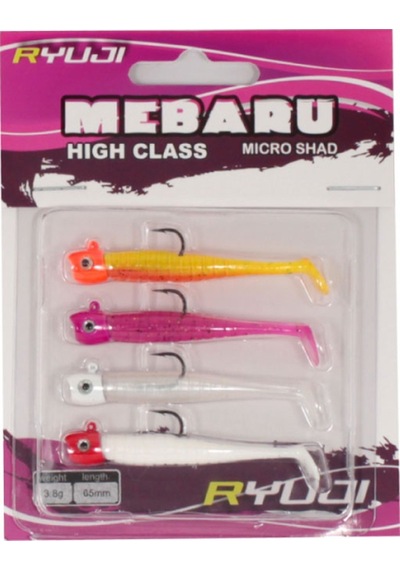 Ryuji Mebaru Micro Shad 65mm 3.8gr Lrf Silikonu Sky Mix