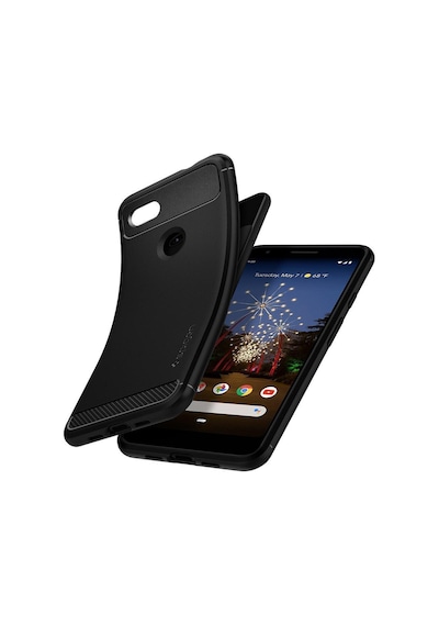 Spigen Google Pixel 3a Xl İle Uyumlu Kılıf Rugged Armor Matte Black Spigen Google Pixel 3a Xl İle Uyumlu Kılıf Rugged Armor Matte Black