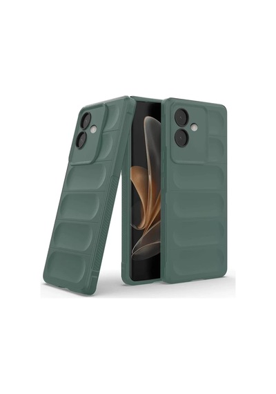 Newface Oppo A3 Kılıf Optimum Silikon - Koyu Yeşil