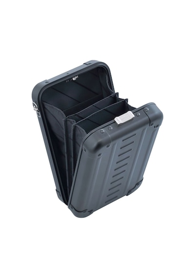 Aleon Mini Bag 19 Cm Alüminyum Omuz Çantası, Hafif, Şık, Unisex Günlük Çanta Antrasit
