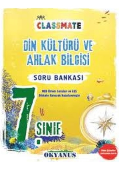 7. Sınıf Classmate Din Kültürü Ve Ahlak Bilgisi Soru Bankası -  Okyanus Eğitim