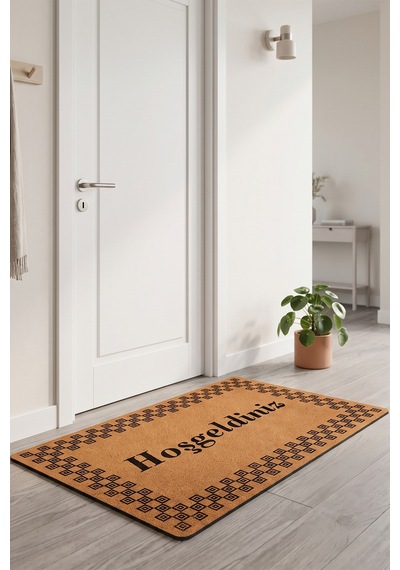 Villadia Home Textile Kapı Önü Paspası Kaymaz Taban Dekoratif Paspas Ev Giriş Antre İç Ve Dış Mekan Paspası 45x70 Cm 23ypycoco