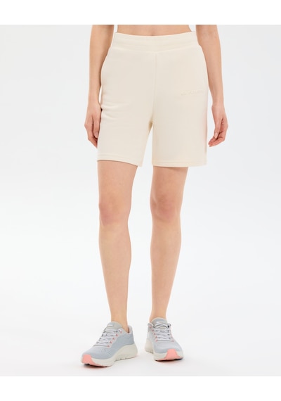 Skechers W Essential 5 Inch Sweat Short Kadın Beyaz Şort S2610001-3855