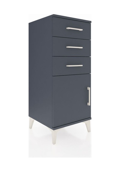Hyperion Komodin Tek Raflı 3 Çekmeceli Tek Kapaklı 44x44x106 Antrasit-antrasit Antrasit Hyperion Komodin Tek Raflı 3 Çekmeceli Tek Kapaklı 44x44x106 Antrasit-antrasit Antrasit
