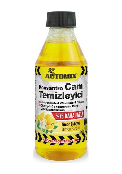 Konsantre Cam Temizleme Suyu 100 Ml Limon Bahçesi Leke Bırakmayan Formül