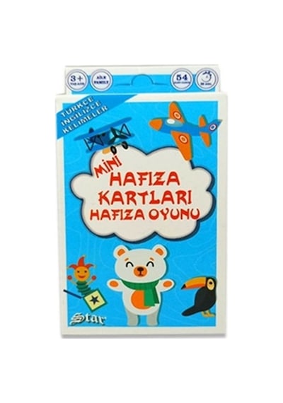 Star Eğitici Mini Hafıza Kartları Eşleştirme Oyunu Klasik