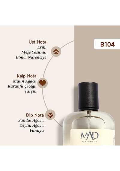 Mad B104 Selective Erkek Parfüm EDP 50 ML