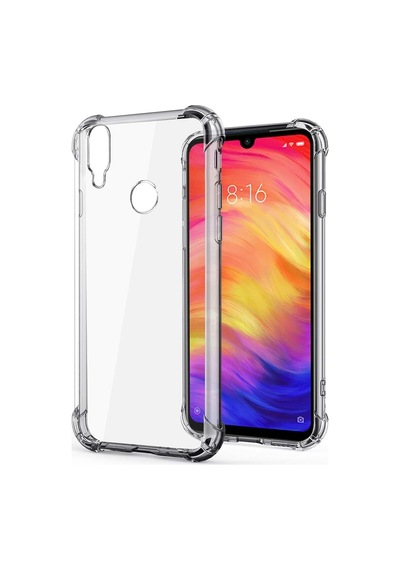 Xiaomi Redmi Note 7 Shockproof Ultra Koruyucu Seffaf Sert Silikon 455935797