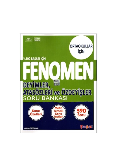 Fenomen 5,6,7 Ve 8. Sınıf Deyimler, Atasözleri Ve Özdeyişler Soru Bankası 9786257174442