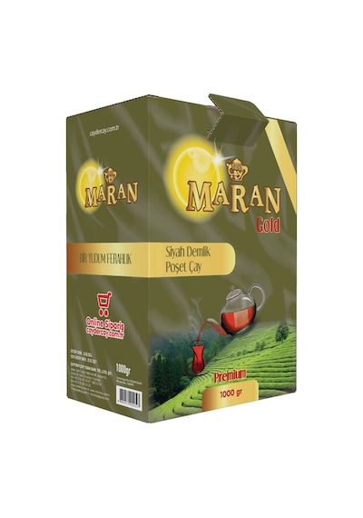 Maran Gold Demlik Poşet Siyah Çay 1 KG