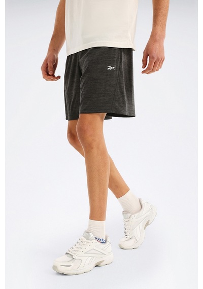 Reebok Id Traın Knıt Short Sıyah Melanj Erkek Şort 000000000102204558 Siyah