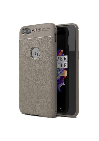 Zore One Plus 5 İle Uyumlu Niss Silikon Kılıf Gri