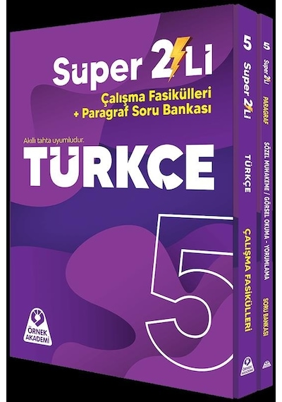 5. Sınıf Süper İkili Türkçe Seti Örnek Akademi